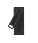 Kinkiety do czytania - ITALUX Nova Wisząca 1xLED 2.5W 3000K Czarny WL-46376-1-BK - product 2