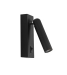 Kinkiety do czytania - ITALUX Nova Wisząca 1xLED 2.5W 3000K Czarny WL-46376-1-BK - product 4