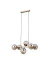 ITALUX Molite Wisząca 6xE14 5W Złoty PND-1098-6-HB