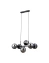ITALUX Molite Wisząca 6xE14 5W Czarny mat PND-1098-6-BK