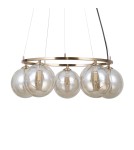 Lampy wiszące kule - ITALUX Molite Wisząca 5xG9 5W Złoty PND-1098-5R-HB - product 2