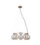 Lampy wiszące kule - ITALUX Molite Wisząca 5xG9 5W Złoty PND-1098-5R-HB - product 3