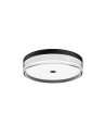 ITALUX Molino Sufitowa 1xLED 24W przełączane 2800K/4000K/6000K Czarny PLF-64536-S-BK
