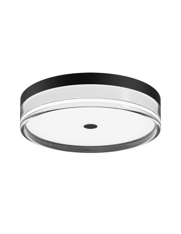 ITALUX Molino Sufitowa 1xLED 32W przełączane 2800K/4000K/6000K Czarny PLF-64536-M-BK