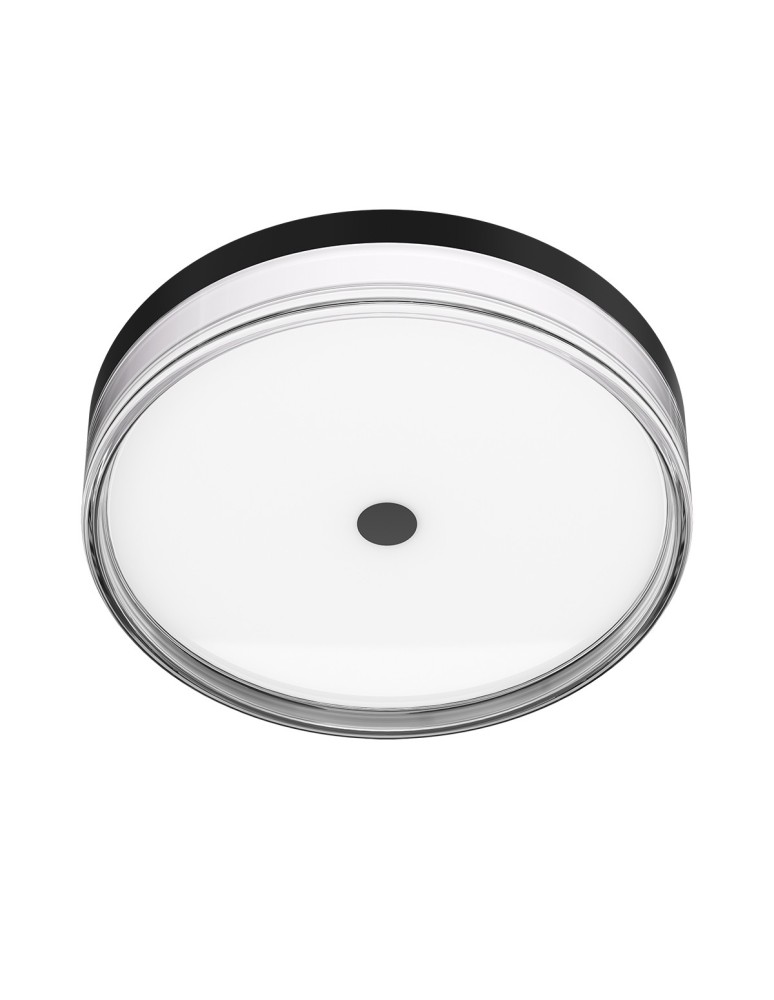 ITALUX Molino Sufitowa 1xLED 32W przełączane 2800K/4000K/6000K Czarny PLF-64536-M-BK