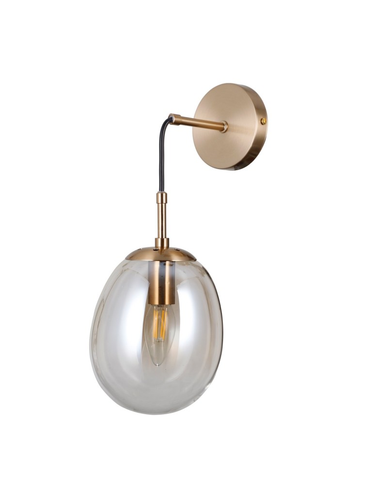Kinkiety na wysięgniku - ITALUX Meolo Ścienna 1xE14 5W Złoty WL-40825-1-GD - product kolory-swiatla.pl 2