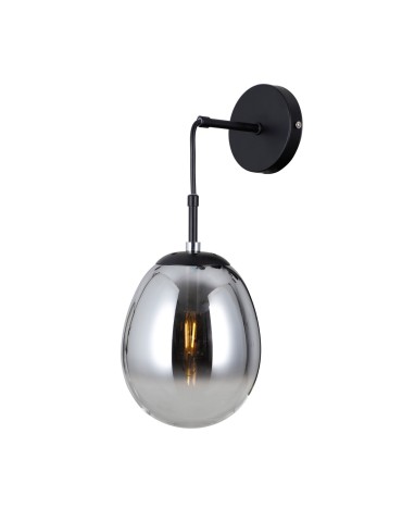 ITALUX Meolo Ścienna 1xE14 5W Czarny mat WL-40825-1-BK
