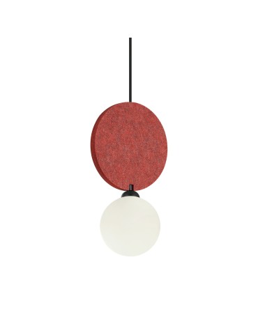 ITALUX Andrea Wisząca 1xG9 25W Czarny, czerwony PND-59779-1M-RED - produkt 2