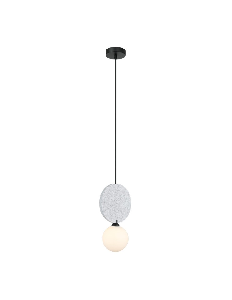 ITALUX Andrea Wisząca 1xG9 25W Czarny. Szary PND-59779-1M-LGR