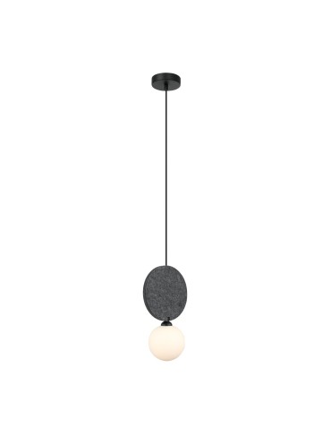 ITALUX Andrea Wisząca 1xG9 25W Czarny, Szary PND-59779-1M-GR