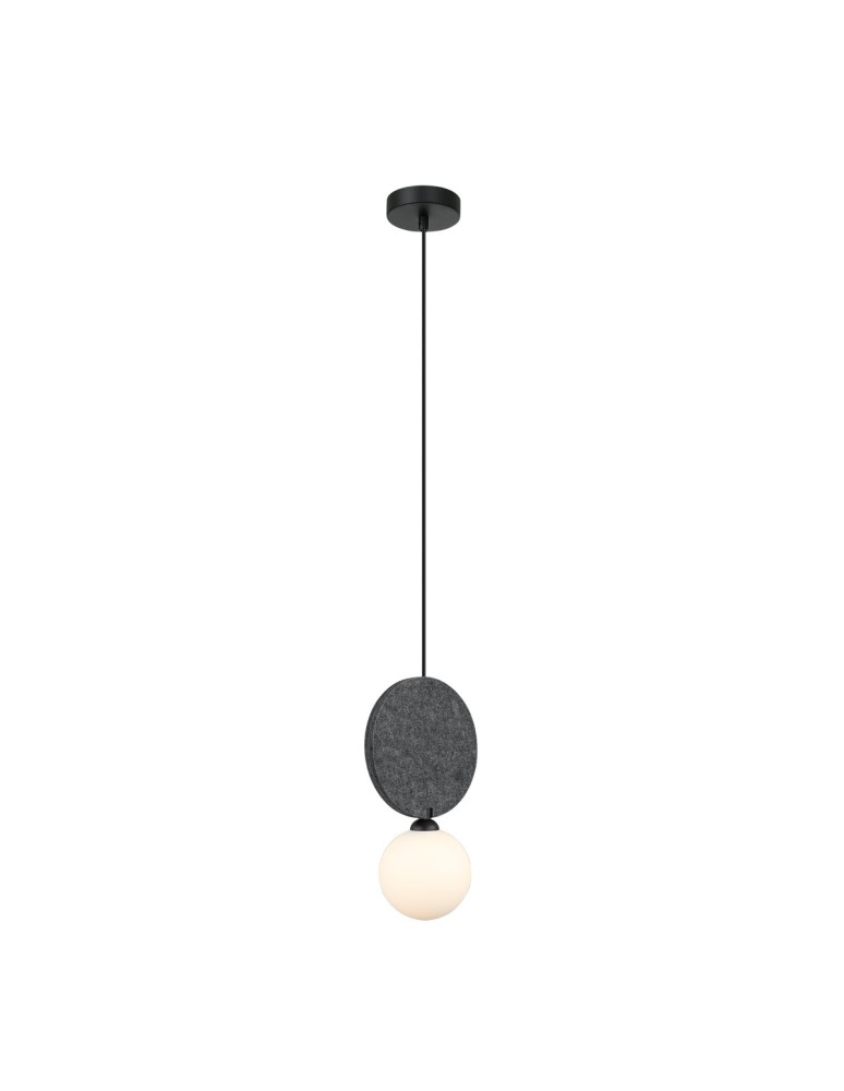 ITALUX Andrea Wisząca 1xG9 25W Czarny, Szary PND-59779-1M-GR
