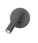 Kinkiety do czytania - ITALUX Carda Ścienna do Czytania 1xLED 2.5W 3000K Szary WL-64834-1-GR - product 1