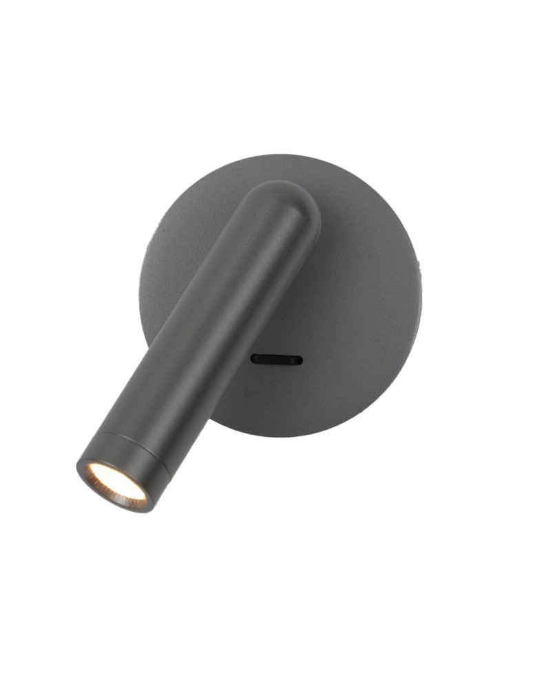 ITALUX Carda Ścienna do Czytania 1xLED 2.5W 3000K Szary WL-64834-1-GR