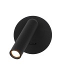 Kinkiety do czytania - ITALUX Carda Ścienna do Czytania 1xLED 2.5W 3000K Czarny WL-64834-1-BK - product 1