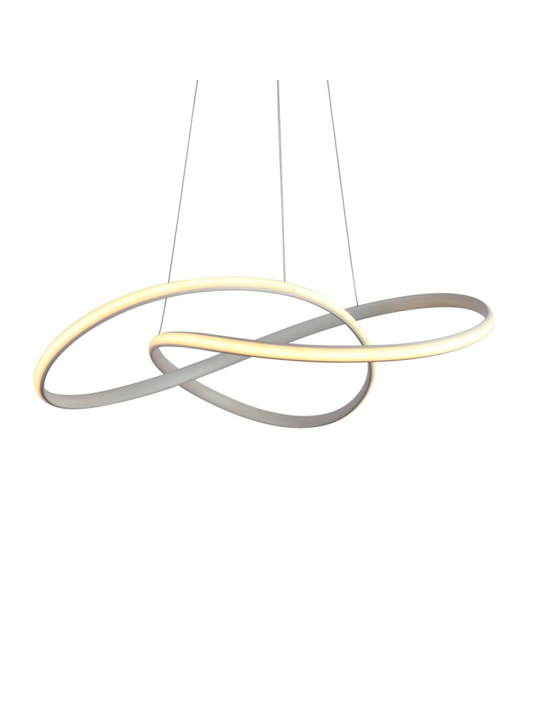 Lampy wiszące LED - ITALUX Consa Wisząca 1xLED 40W 3000K Biały PND-19221-WH - product kolory-swiatla.pl 2