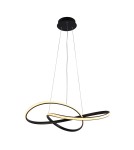 Lampy wiszące LED - ITALUX Consa Wisząca 1xLED 40W 3000K Czarny PND-19221-BK - product 1
