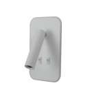 ITALUX Doria Ścienna do Czytania 2xLED 8W 3000K Biały WL-83957-1-WH ITALUX Doria Ścienna do Czytania 2xLED 8W 3000K Biały WL-83957-1-WH