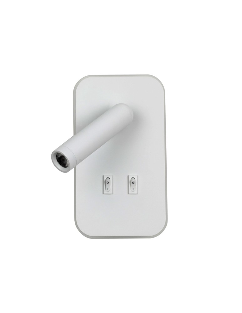 ITALUX Doria Ścienna do Czytania 2xLED 8W 3000K Biały WL-83957-1-WH ITALUX Doria Ścienna do Czytania 2xLED 8W 3000K Biały WL-83957-1-WH
