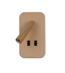 Kinkiety do czytania - ITALUX Doria Ścienna do Czytania 2xLED 8W 3000K Złoty WL-83957-1-GD - product 3