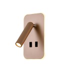 Kinkiety do czytania - ITALUX Doria Ścienna do Czytania 2xLED 8W 3000K Złoty WL-83957-1-GD - product 2