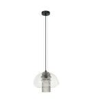 Lampy wiszące pojedyncze - ITALUX Feder Wisząca 1xE27 40W Czarny PND-61001C-BK - product 3