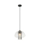 Lampy wiszące pojedyncze - ITALUX Feder Wisząca 1xE27 40W Czarny PND-61001C-BK - product 1