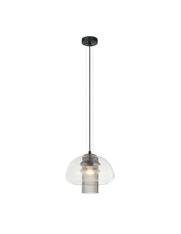 ITALUX Feder Wisząca 1xE27 40W Czarny PND-61001C-BK