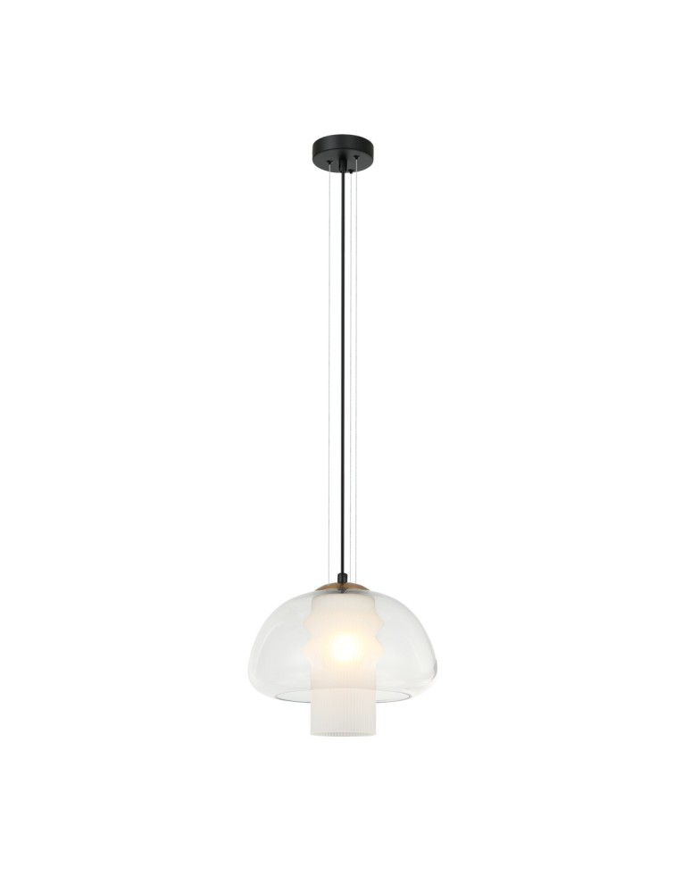 ITALUX Feder Wisząca 1xE27 40W Czarny PND-61001B-BK