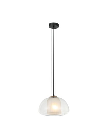 ITALUX Feder Wisząca 1xE27 40W Czarny PND-61001A-BK