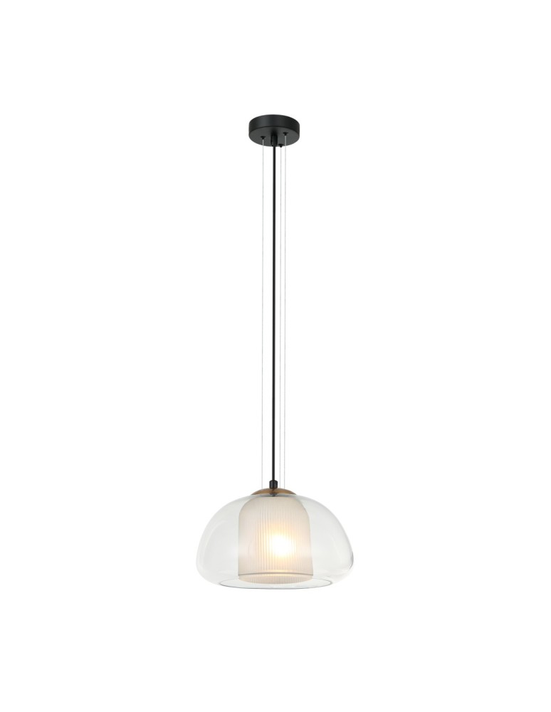 ITALUX Feder Wisząca 1xE27 40W Czarny PND-61001A-BK ITALUX Feder Wisząca 1xE27 40W Czarny PND-61001A-BK