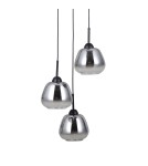 Lampy wiszące potrójne - ITALUX Felis Wisząca 3xE27 40W Czarny mat PND-40824-3-BK - product 2