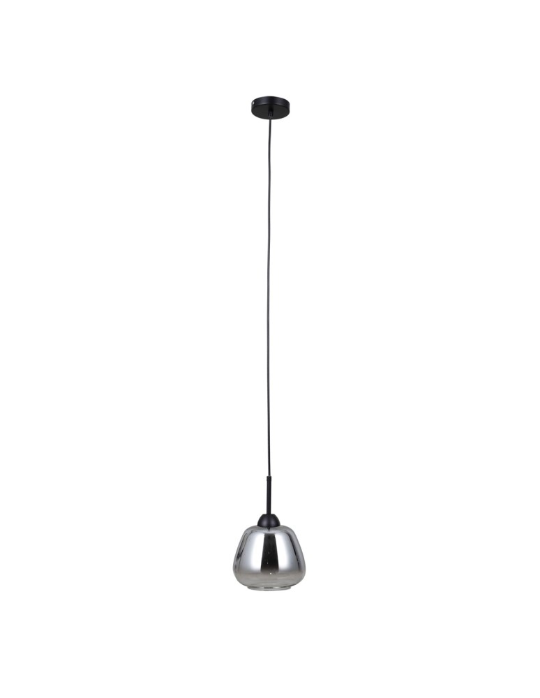 Lampy wiszące pojedyncze - ITALUX Felis Wisząca 1xE27 40W Czarny mat PND-40824-1-BK - product kolory-swiatla.pl 3