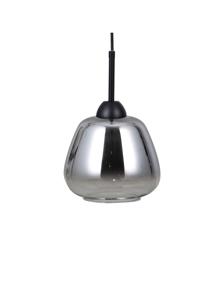 Lampy wiszące pojedyncze - ITALUX Felis Wisząca 1xE27 40W Czarny mat PND-40824-1-BK - product kolory-swiatla.pl 2