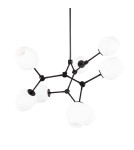 Lampy wiszące kule - ITALUX Ferral Wisząca 8xE27 60W Czarny PND-75075-8-BK-WG - product 2