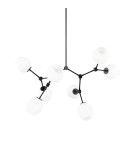 Lampy wiszące kule - ITALUX Ferral Wisząca 8xE27 60W Czarny PND-75075-8-BK-WG - product 3
