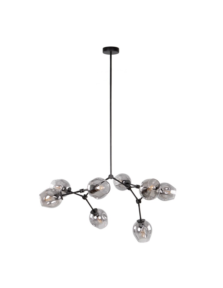 ITALUX Ferral Wisząca 8xE27 60W Czarny PND-75075-8-BK-SG ITALUX Ferral Wisząca 8xE27 60W Czarny PND-75075-8-BK-SG