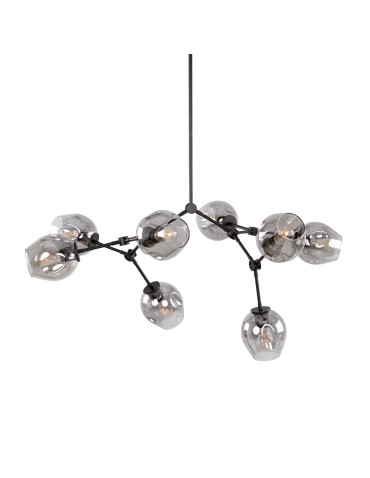 ITALUX Ferral Wisząca 8xE27 60W Czarny PND-75075-8-BK-SG - produkt 2