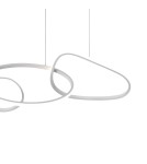 Lampy wiszące nad wyspę - ITALUX Fonte Wisząca 4xLED 60W od 3000K do 6000K Biały PND-22412-S4-WH - product 2