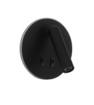Kinkiety do czytania - ITALUX Furla Ścienna do Czytania 2xLED 8W 3000K Czarny WL-53742-1-BK - product 4