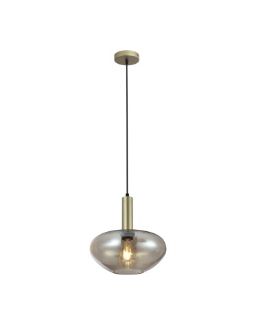 ITALUX Gater Wisząca 1xE27 40W Złoty PND-23541A-1-GD-CH