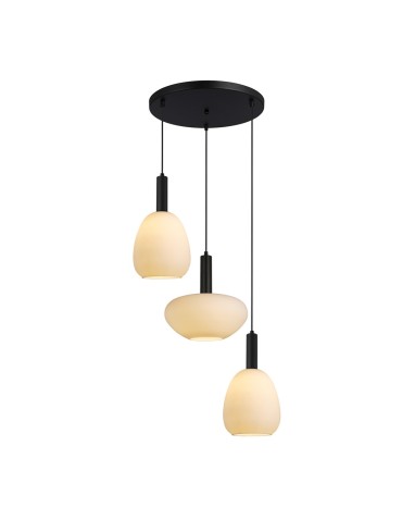 ITALUX Gater Wisząca 3xE27 40W Czarny PND-23541-3-BK-OP