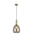 Lampy wiszące pojedyncze - ITALUX Gater Wisząca 1xE27 40W Złoty PND-23541-1-GD-CH - product 1
