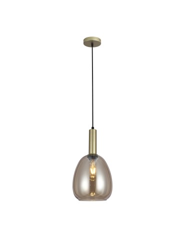 ITALUX Gater Wisząca 1xE27 40W Złoty PND-23541-1-GD-CH