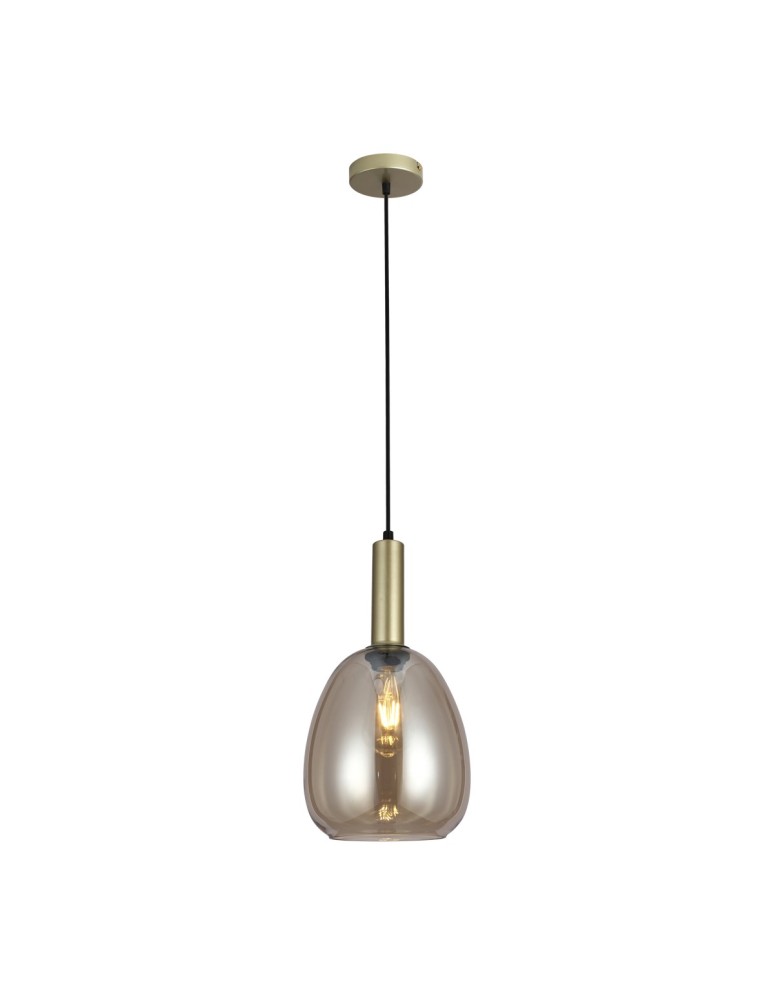 ITALUX Gater Wisząca 1xE27 40W Złoty PND-23541-1-GD-CH