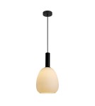 Lampy wiszące pojedyncze - ITALUX Gater Wisząca 1xE27 40W Czarny PND-23541-1-BK-OP - product 3