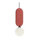 Lampy wiszące pojedyncze - ITALUX Lorenzo Wisząca 1xG9 25W Czerwony PND-59815-1-RED - product 2