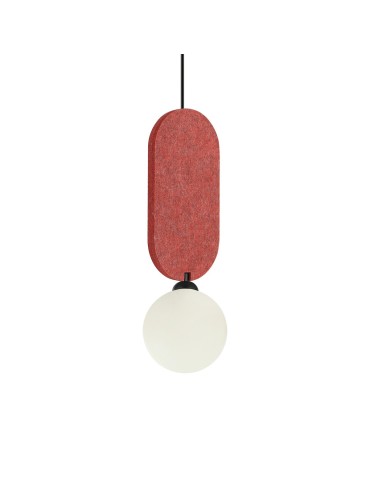 ITALUX Lorenzo Wisząca 1xG9 25W Czerwony PND-59815-1-RED - produkt 2