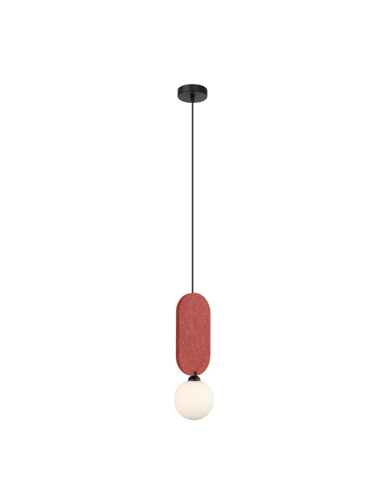 ITALUX Lorenzo Wisząca 1xG9 25W Czerwony PND-59815-1-RED