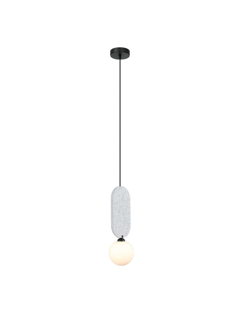 ITALUX Lorenzo Wisząca 1xG9 25W Szary PND-59815-1-LGR