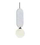 Lampy wiszące pojedyncze - ITALUX Lorenzo Wisząca 1xG9 25W Szary PND-59815-1-LGR - product 2